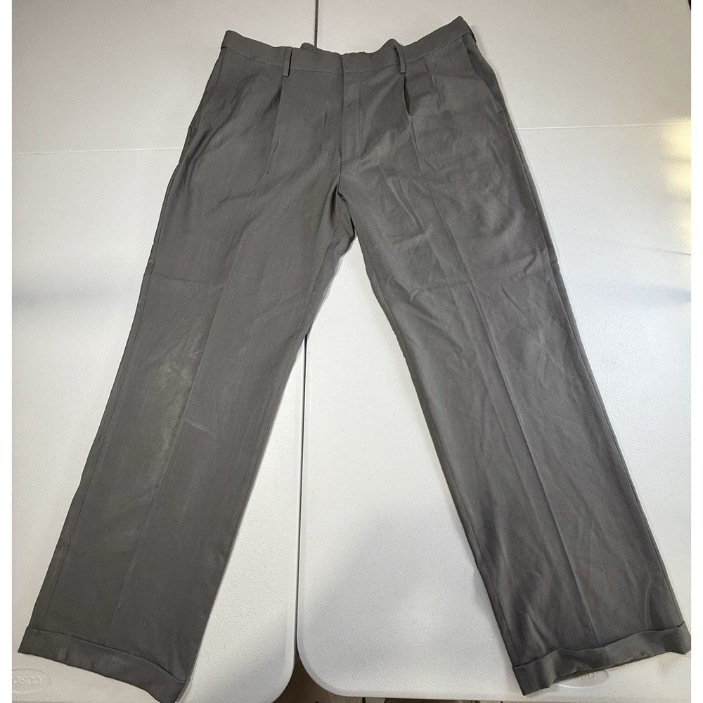 haggar premium comfort dress‎ pants Gray Size 40x32 Men